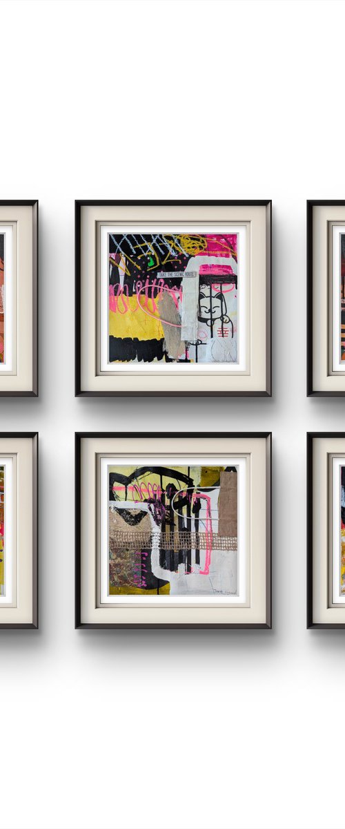 Untitled 1067- set of 6 by Jenny Furman