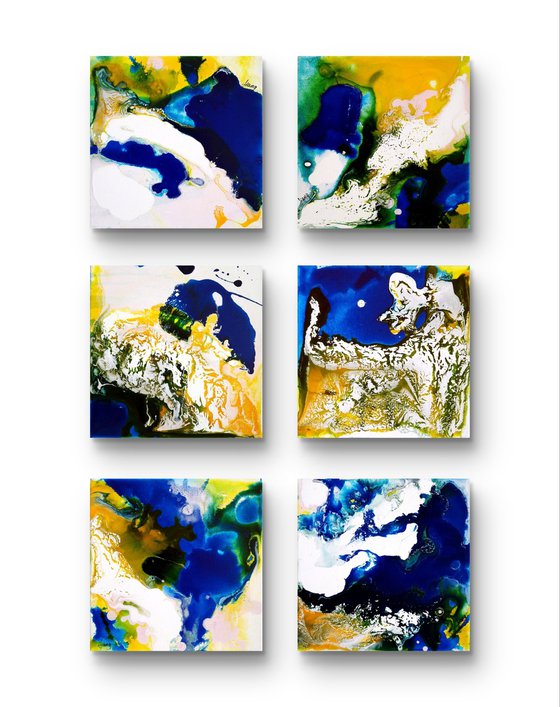 N°37-N°42 ( 6 paintings )