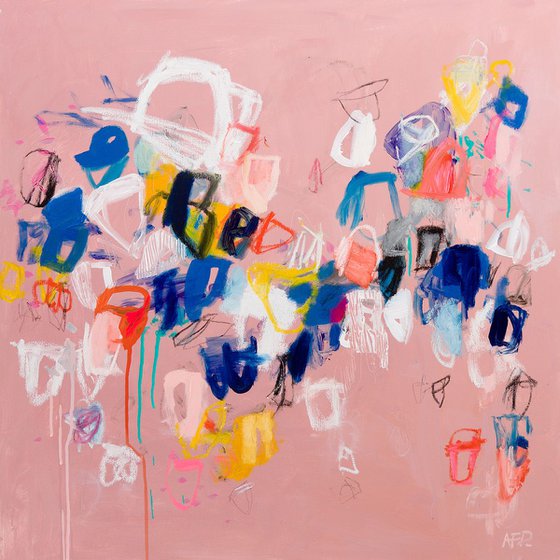 Sparkles 03 (80x80 cm)