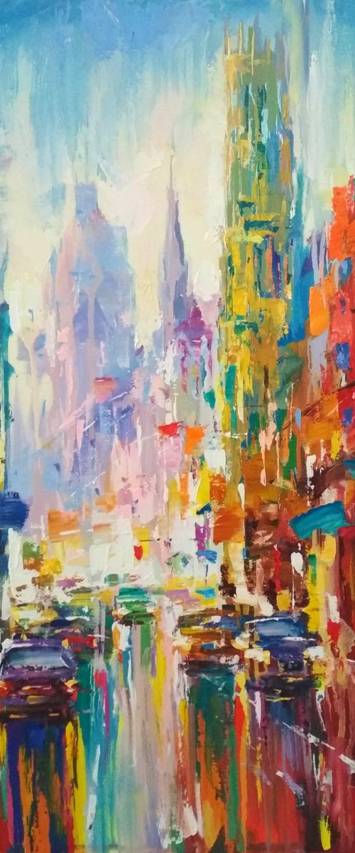 Abstract cityscape (London)03 by Andrej  Ostapchuk