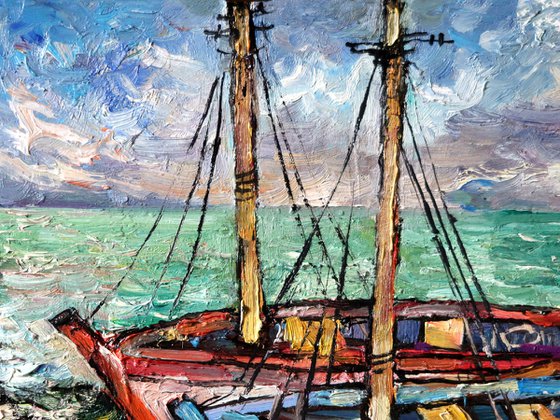 Boats Before the Storm