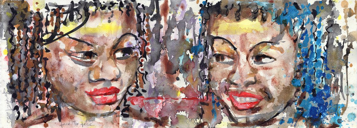 Face To Face By Gordon T., 30 X 11, Artwork For Sale On Artfinder