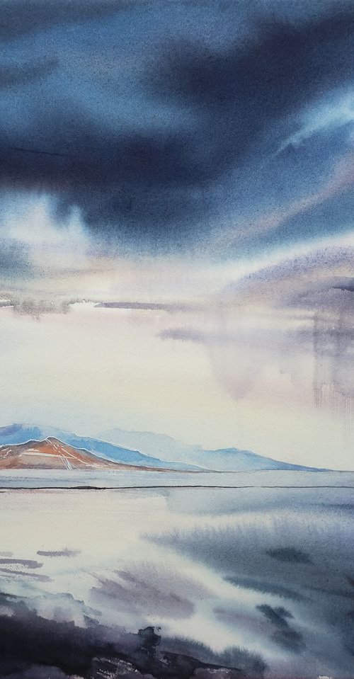 Great Salt Lake. by Alla Vlaskina