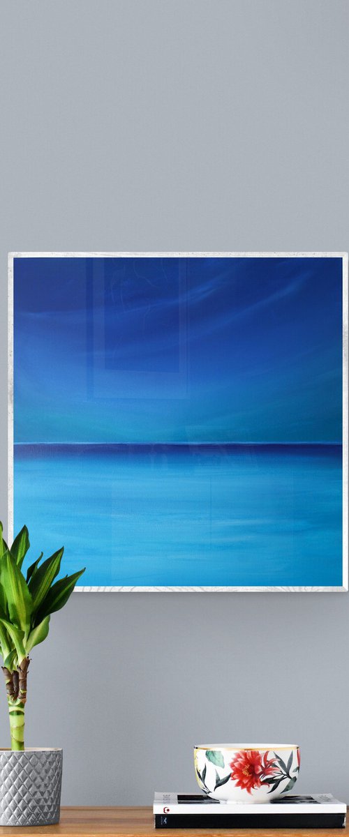 Blue Lagoon Ocean #3 by Nataliia Krykun