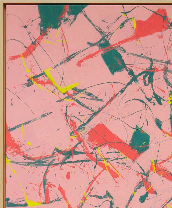 Fragments pink square