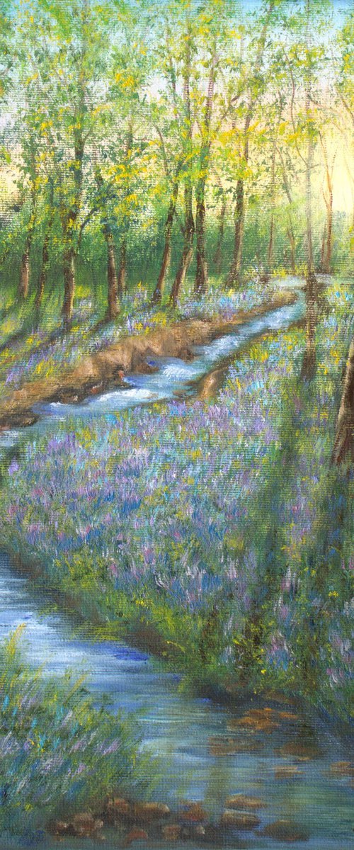 Bluebells forest by Ludmilla Ukrow