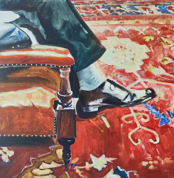 Patent leather shoes