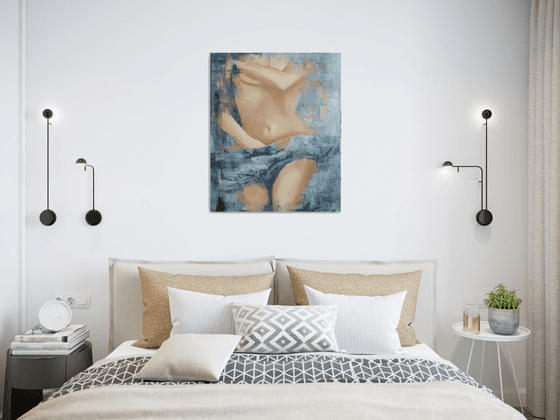 What if? - erotic art, nude, body, naked woman, home decor