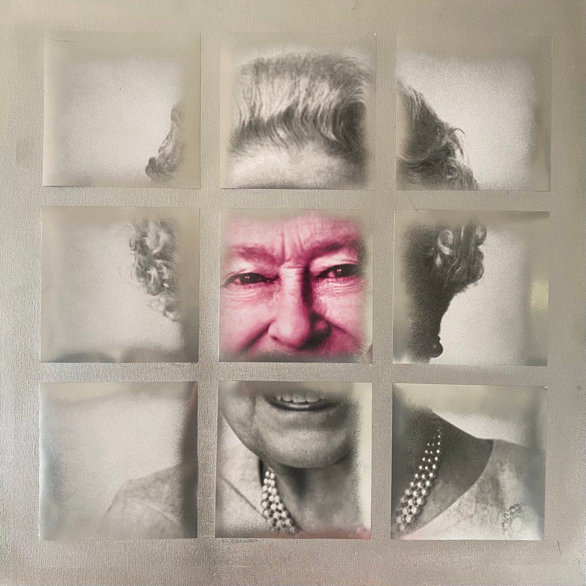 Queen Elizabeth II  la Warhol by Jerome Cholet