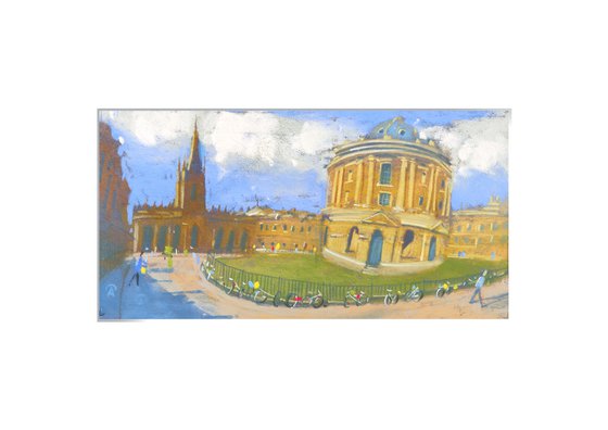 Radcliffe Camera, Oxford - mounted soft pastel drawing