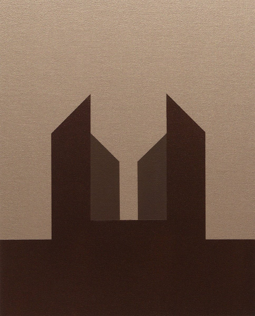 INVICTUS - Modern / Minimal Geometric Painting by Rich Moyers