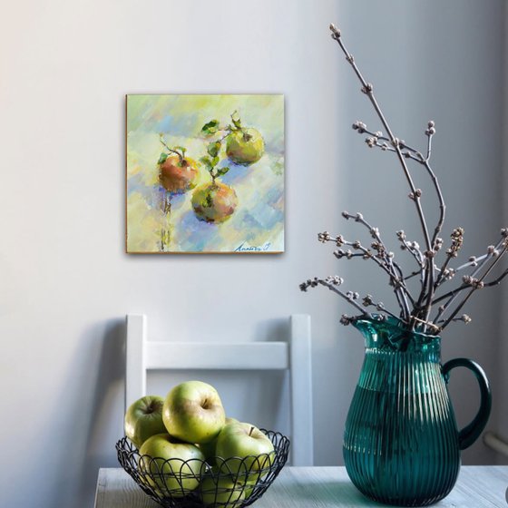 Three apples