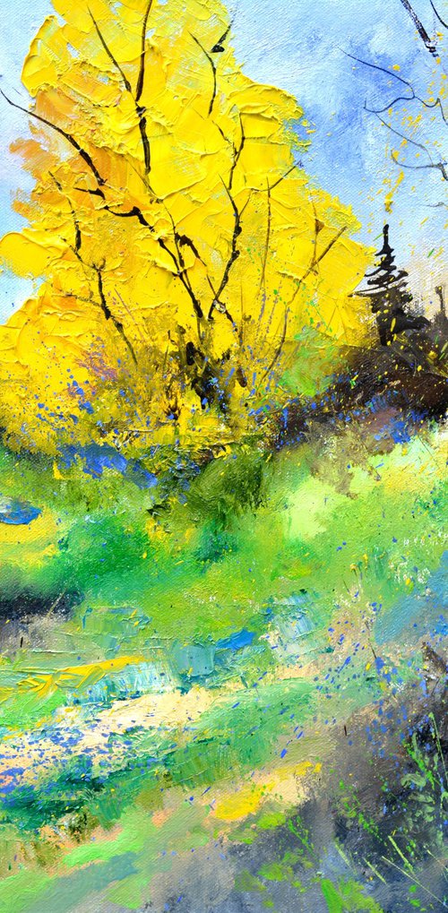 A yellow tree by Pol Henry Ledent