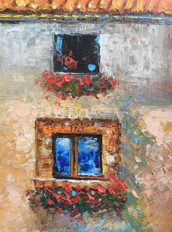 Mediterranean Sunlit Walls