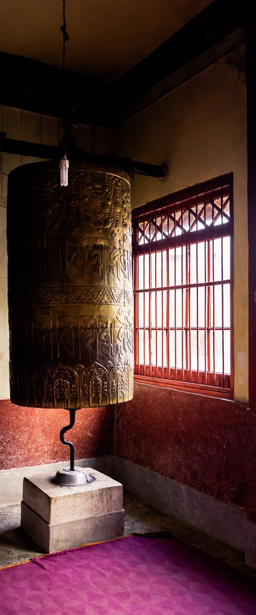 Dunggon Samten Choling Gompa Prayer Wheel by Tom Hanslien