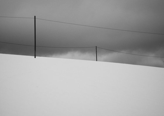Power Lines in the Snow
