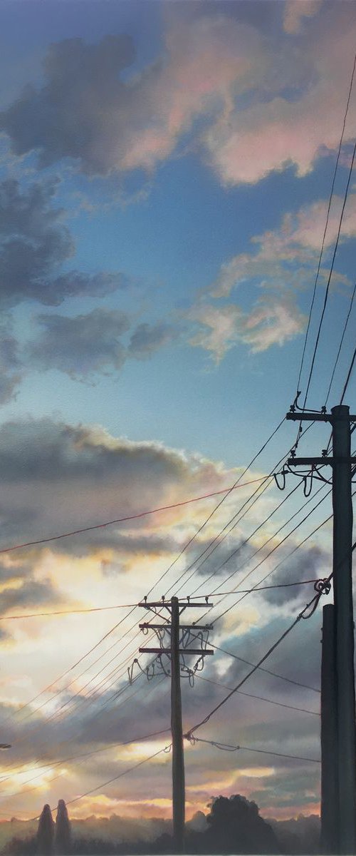 Look Beyond (92 x 122cm) by David Tracey