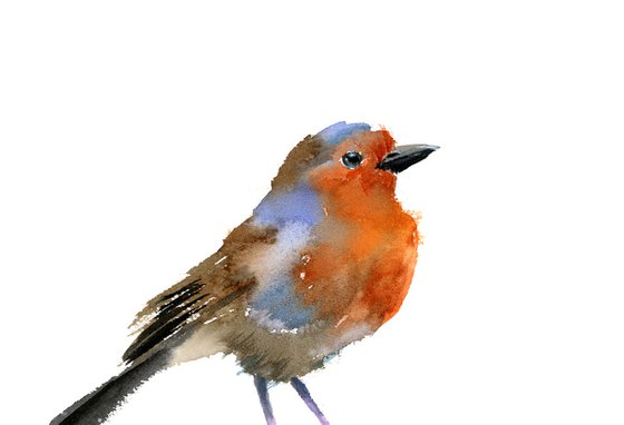 Little Bird - watercolor painting