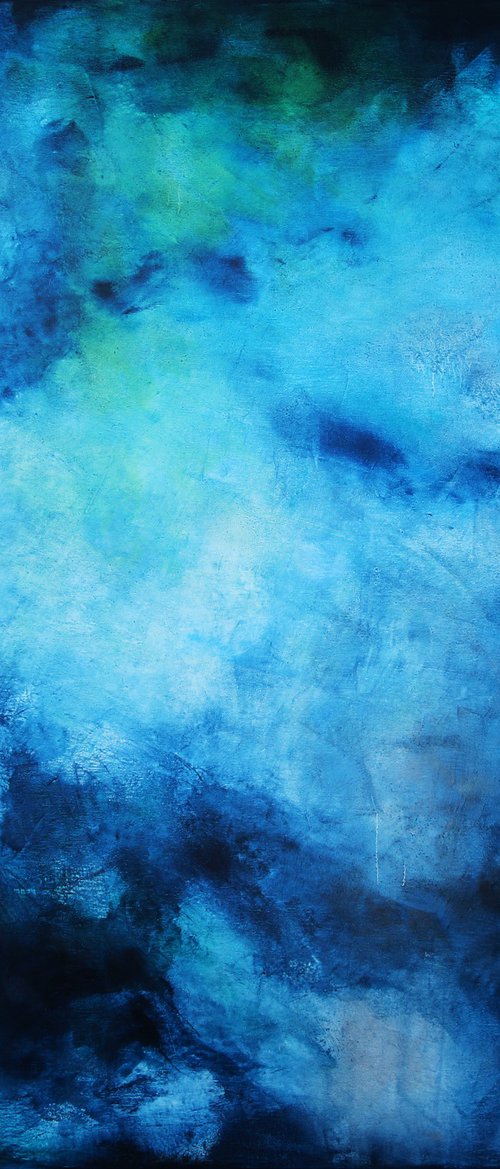 Sapphire and blue I by Maja Gajewska