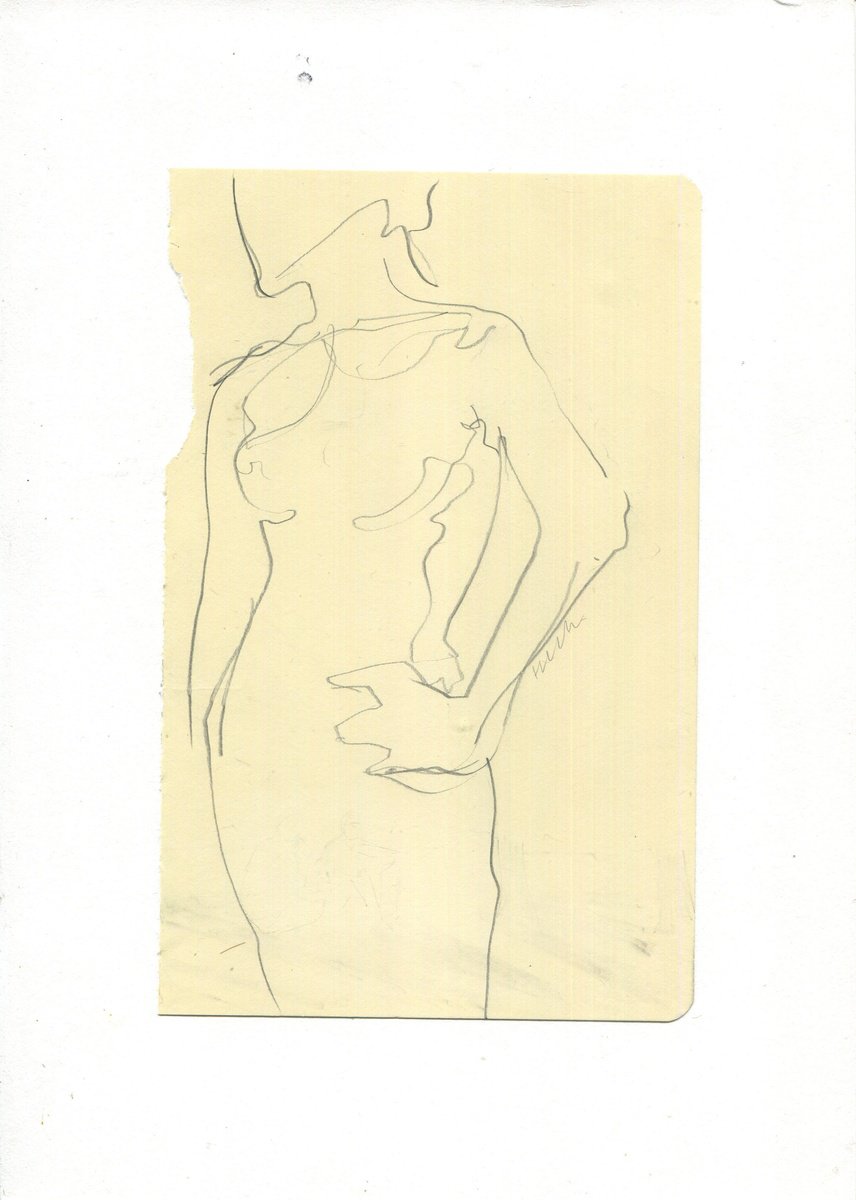 Life drawing - woman - standing by Hannah Clark