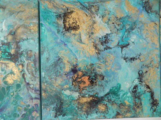 Triptych Wind of the sea
