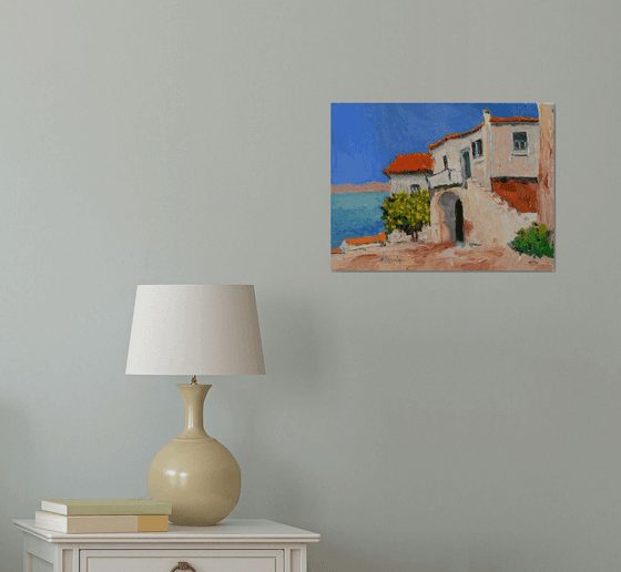 Old House in a Greek Village