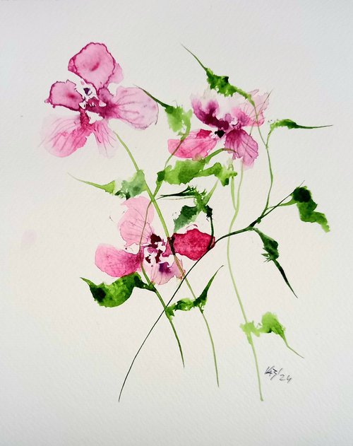 Little pink florals by Kovács Anna Brigitta