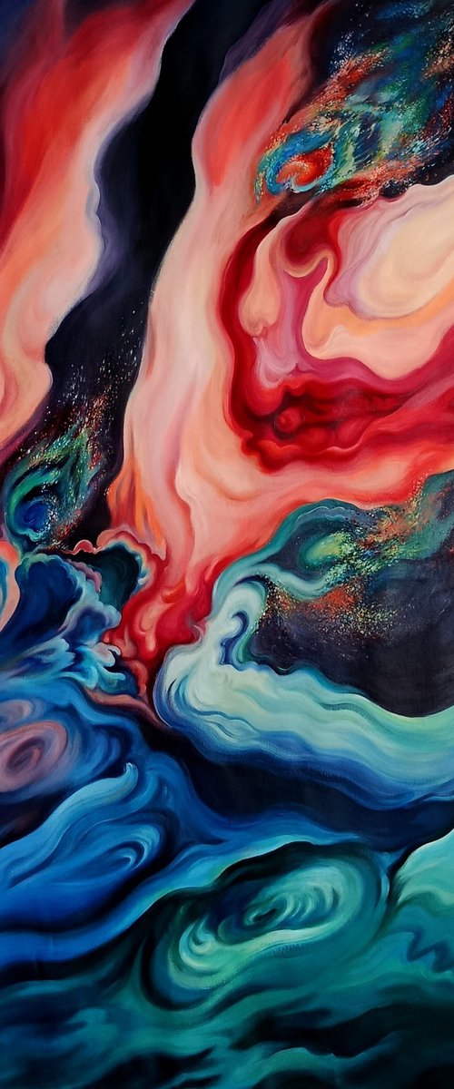 The Peacock's Bath by Tetiana Borys