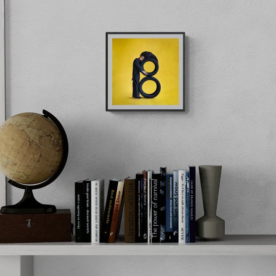 Synesthetic Letters - B (Framed)