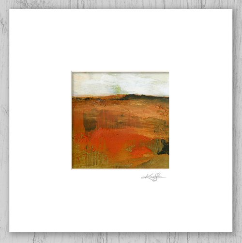 Mystical Land 103 - Textural Landscape Painting by Kathy Morton Stanion by Kathy Morton Stanion