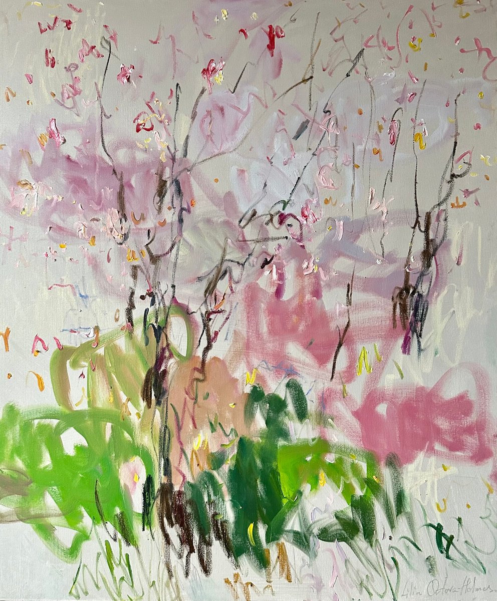 Spring trees by Lilia Orlova-Holmes
