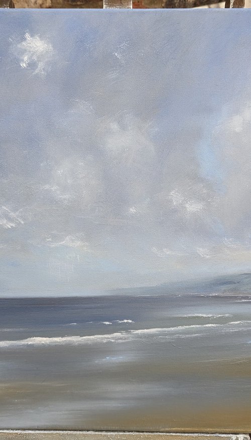 Cloudy Day Scarborough by Sarah Louise Armstrong