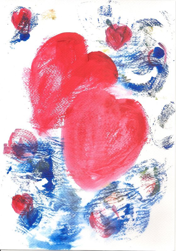 Set of Three Valentine Hearts