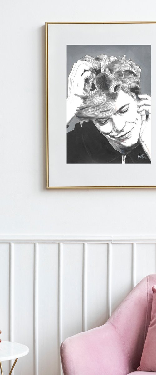 David Bowie Monochrome (2025) by Paul Nelson-Esch