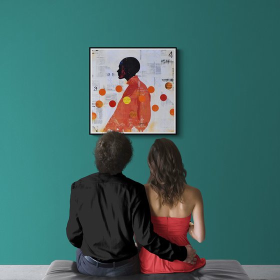 312_Orange silhouette