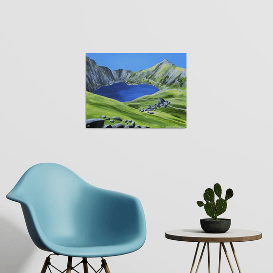 Red Tarn and Helvellyn