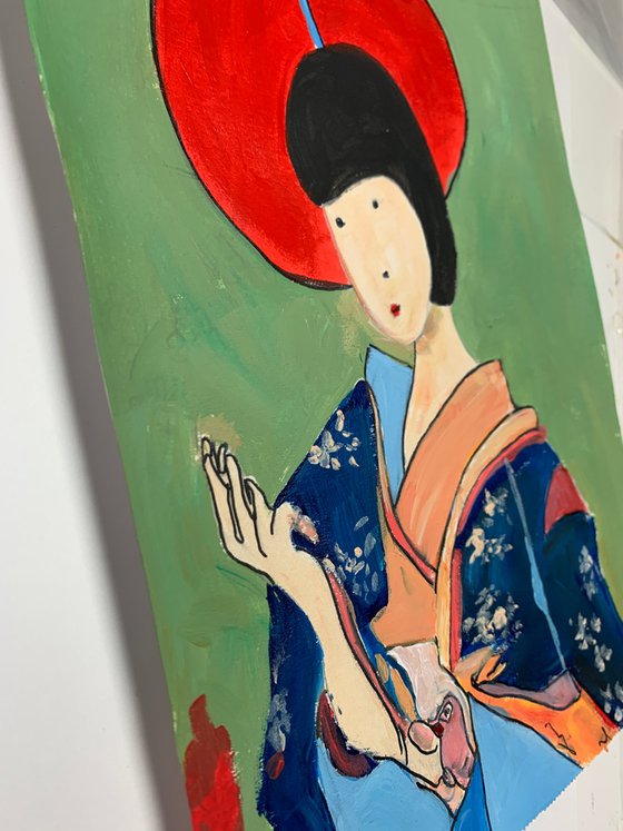 Japanese beauty. Geisha. #7
