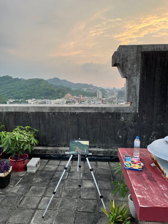 Fengtian Temple, Sunset