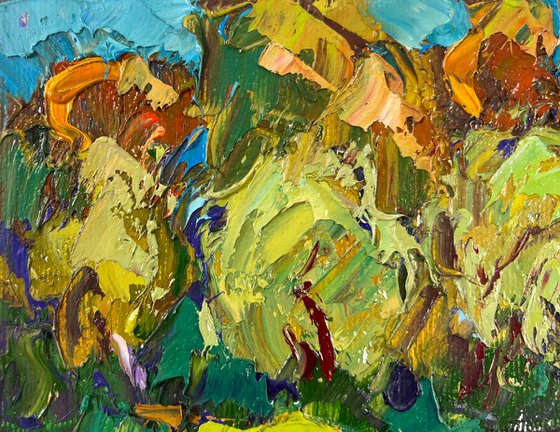 Summer day by the river