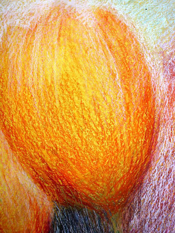 Fantasy with Flowers 337: paper 59x42cm