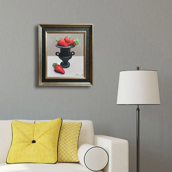 Amphora with Strawberries
