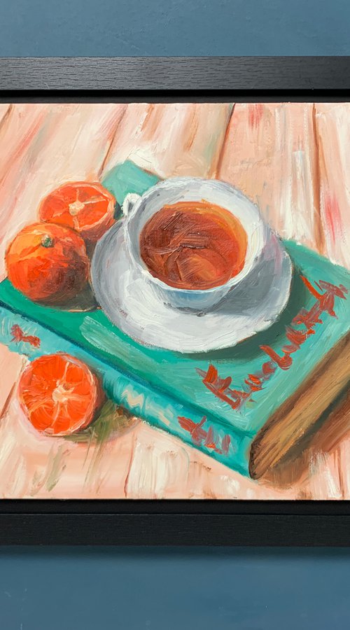 Teacups, Books and Mandarins. by Vita Schagen