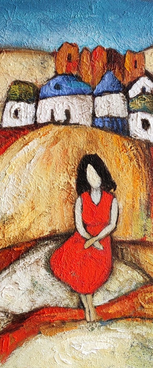 "Lady in red" by Anna Soghomonyan