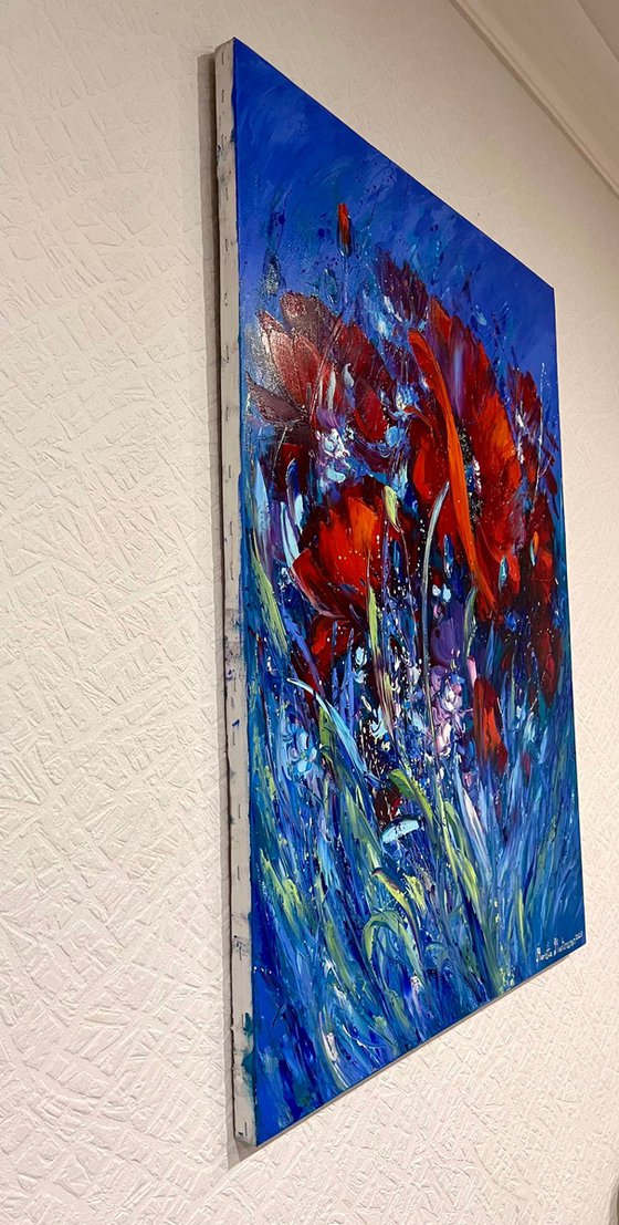 Symphony of Red and Blue