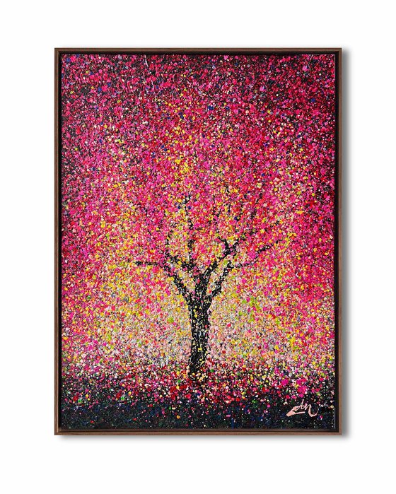 Pink Serenity - framed
