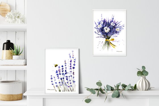 lavender and bumblebee #2