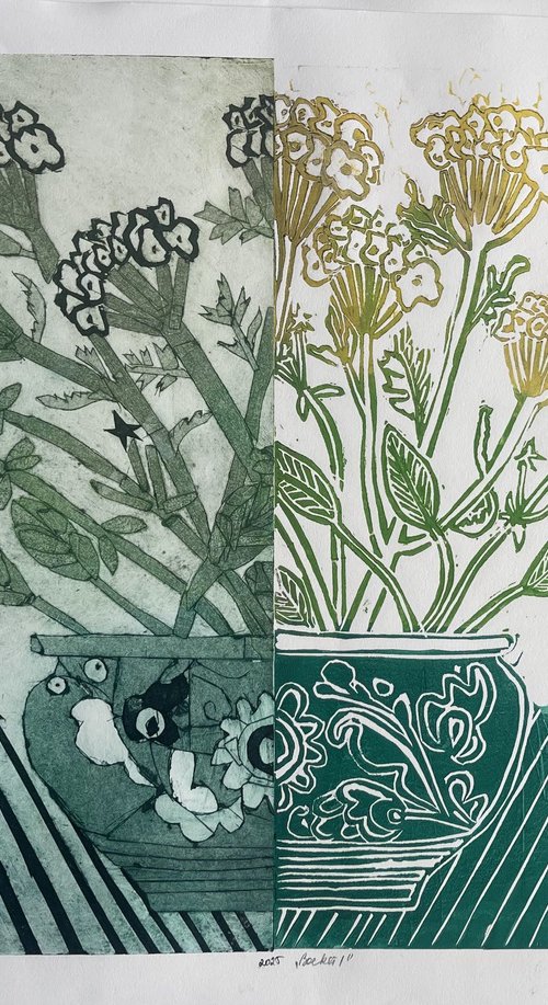 BOUQUET 2 (Green) by Anastasiia Tarasiuk