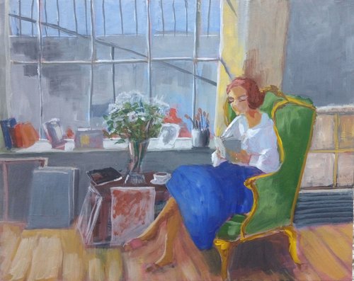 Tea break by Rosalind Roberts