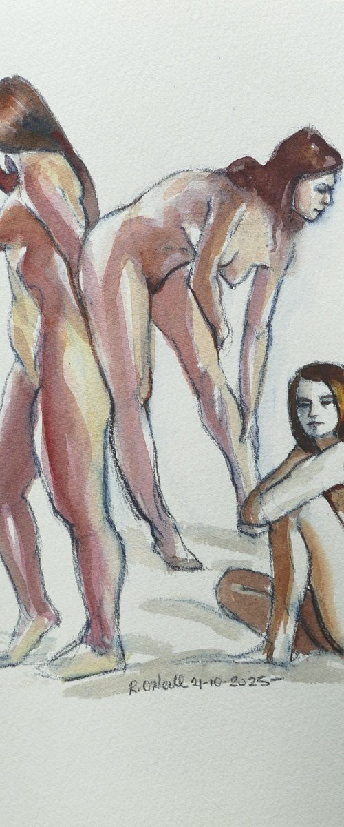 Female nude various poses by Rory O’Neill