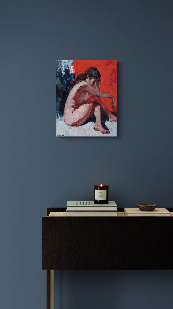Seated Woman in Stillness